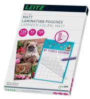 Lamineringslomme Leitz A4 mat 125 mic 100stk/pak