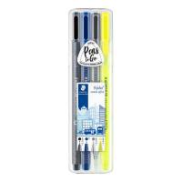 Marker STAEDTLER triplus Mobile Office ass. 4stk