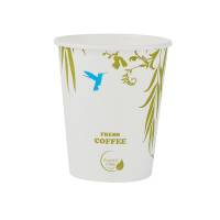 Kaffebæger 12 oz plastfri single wall 1000stk