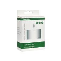 Navneskilte t/ID 60x90mm h&aring;rd plast liggende format
