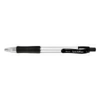 Pencil sort 0,7mm m/click gummigreb viskel&aelig;der