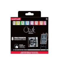 Whiteboard- og Chalkmarker UNI PWE-5M 8 stk stregbredde 2,5mm