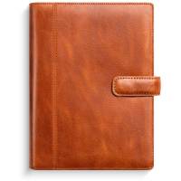 System PP ugekalender h&oslash;jformat brun skind 2026