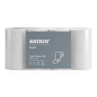 Toiletpapir, Katrin, Easy Flush, 2 lag, hvid, 100mm x 50.00m, 16g/m2, &aelig;ske a 40 ruller