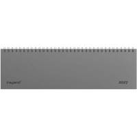 Dag-uge bordkalender gr&aring; PP-plast 2027