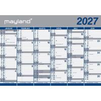 V&aelig;gkalender, Mayland k&aelig;mpe, 72x740mm &aring;r: 2027, Flerfarvet,, FSC Mix Credit