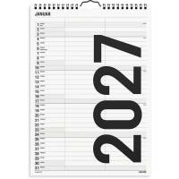 Familiekalender Black and white 2 kol. 2027