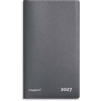 Index Planner m&aring;nedskalender m&oslash;rkegr&aring; PP-plast 2027