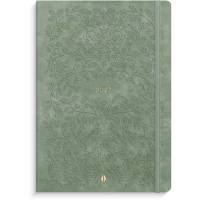 A5 Forma Deluxe ugekalender tv&aelig;rf. gr&oslash;n kunstskind 2027