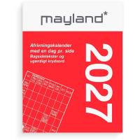 Broderikalender m/split og bagsidetekst 2027