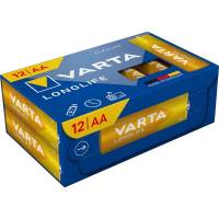 Batteri, Varta, AA Longlife pakke a 12 stk