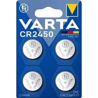 Knapcellebatteri, Varta, CR2450 pakke a 4 stk