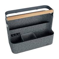 Bordsorganisator, Leitz 200x390x310mm, b&aelig;rbar, gr&aring;