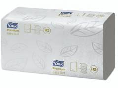 Papirhåndklæde Tork Xpress H2 100297 Prem. Extra Soft 2-lag 2100ark 21,2x34cm multifold