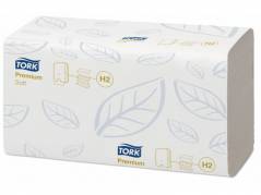 Papirhåndklæde Tork Xpress H2 Premium Extra 100289 Soft 2-lag Multifold 3150ark/kar