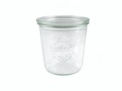 Sylteglas Weck incl låg (742) 580ml Ø10x10,7cm 6stk/pak