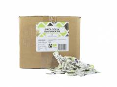 R&oslash;rsukker &Oslash;kologisk Fairtrade 1000sticks &aacute; 3g 1x1x1mm (1000EA)