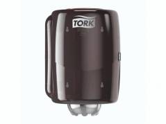 Dispenser Tork M2 Centerfeed sort/r&oslash;d