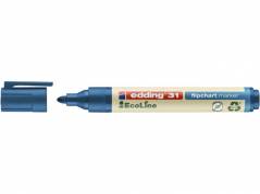 Marker edding 31 Flipchart ECOLINE blå 1,5-3mm rund spids