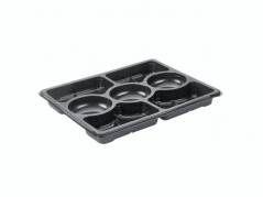 Plastplatte Selection Zen 7 rum sort 320x250x33mm 120stk/pak Sort 1x1x1mm (120EA)