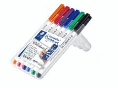 Whiteboardmarker Staedtler 301 WP6 ass. Lumocolor 1,0mm 6stk