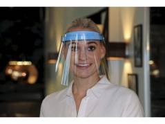 Visir til ansigt med vippefunktion + 3 l&oslash;se sk&aelig;rme CE-m&aelig;rket