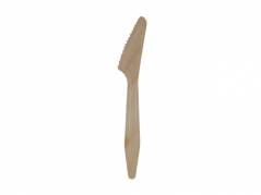 Træbestik kniv Exclussiv 18,5cm voksbehandlet 100stk/pak