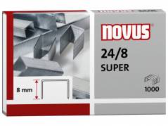 Hæfteklamme Novus re+new 24/8 Super 1000st/pk