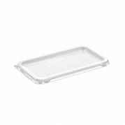 Plastlåg M65-3 klar APET 185x105x9mm 560stk/kar