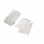 Bagerpose 10kg m/sidefals hvid 310/90x535mm 250stk/pak