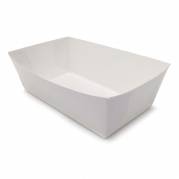 Pommes fritesbakke no. 2 u/tryk 144x80x53mm 100stk/pak 611ml (kasse 5x100)