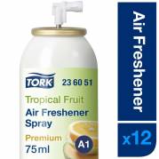 Luftfrisker Tork Airfresh A1 Prem. spray tropisk frugt 12stk