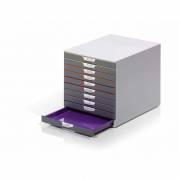 Skuffekabinet VARICOLOR 10 m/10 skuffer