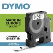 Labeltape DYMO D1 45013 S0720530 12mmx7m sort på hvid