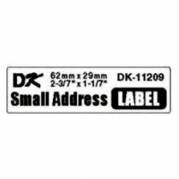 Label Brother hvid DK11209 29x62mm adresse 800stk/rul