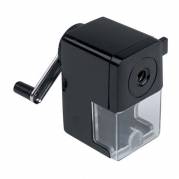 Blyantspidser plast/metal bnt sort bordmodel 741910