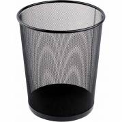 Papirkurv tråd metal sort 18l