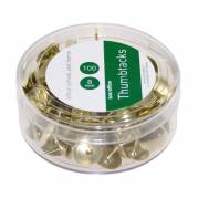 Tegnestifter messing bnt/Office 100stk/pak