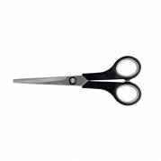 Saks bnt/Office sort/gr&aring; 170mm blad: 100mm soft gummigreb