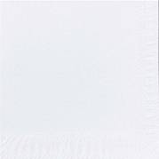 Servietter 1-lags Duni 24cm 1/4 fold hvid (SRP) 6000stk/kar