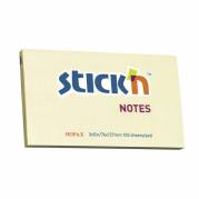 Notes Stick'N gul 76x127mm 100blade