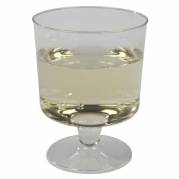 Hvidvinsglas på fast fod PS 15cl, 17cl klar 10stk/ps