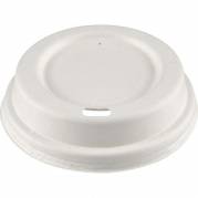 Låg t/kaffebæger 8oz bagasse hvid 1000stk/kar