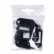 Nøgleskilte BNT plast PET sort