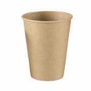 Kaffebæger pap ubleget 12oz hot cup single wall 1000stk/kar(116756x20)