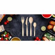 Teske flergangs hvid tr&aelig;fiber 13,3cm