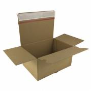 Webshopkasse 160x130x70mm med tape og tearstrip