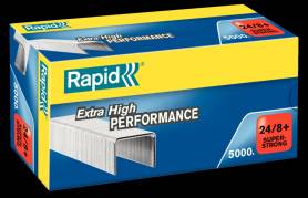 H&aelig;fteklammer galvaniseret 24/8 Rapid super strong 5000stk/pak