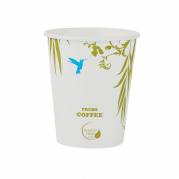 Kaffebæger 8 oz plastfri single wall 1000stk/kar