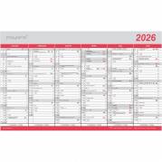 Kontorkalender Stor m/flagdage 2026